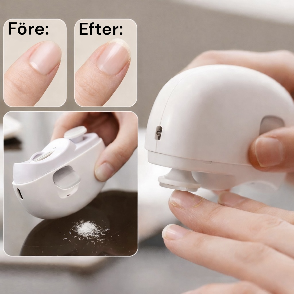 2 in 1 nagelklippare - Trygg och säker nagelklippning